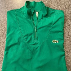 Lacoste Tennis Quarter-Zip Lacoste size 3. Medium Womens